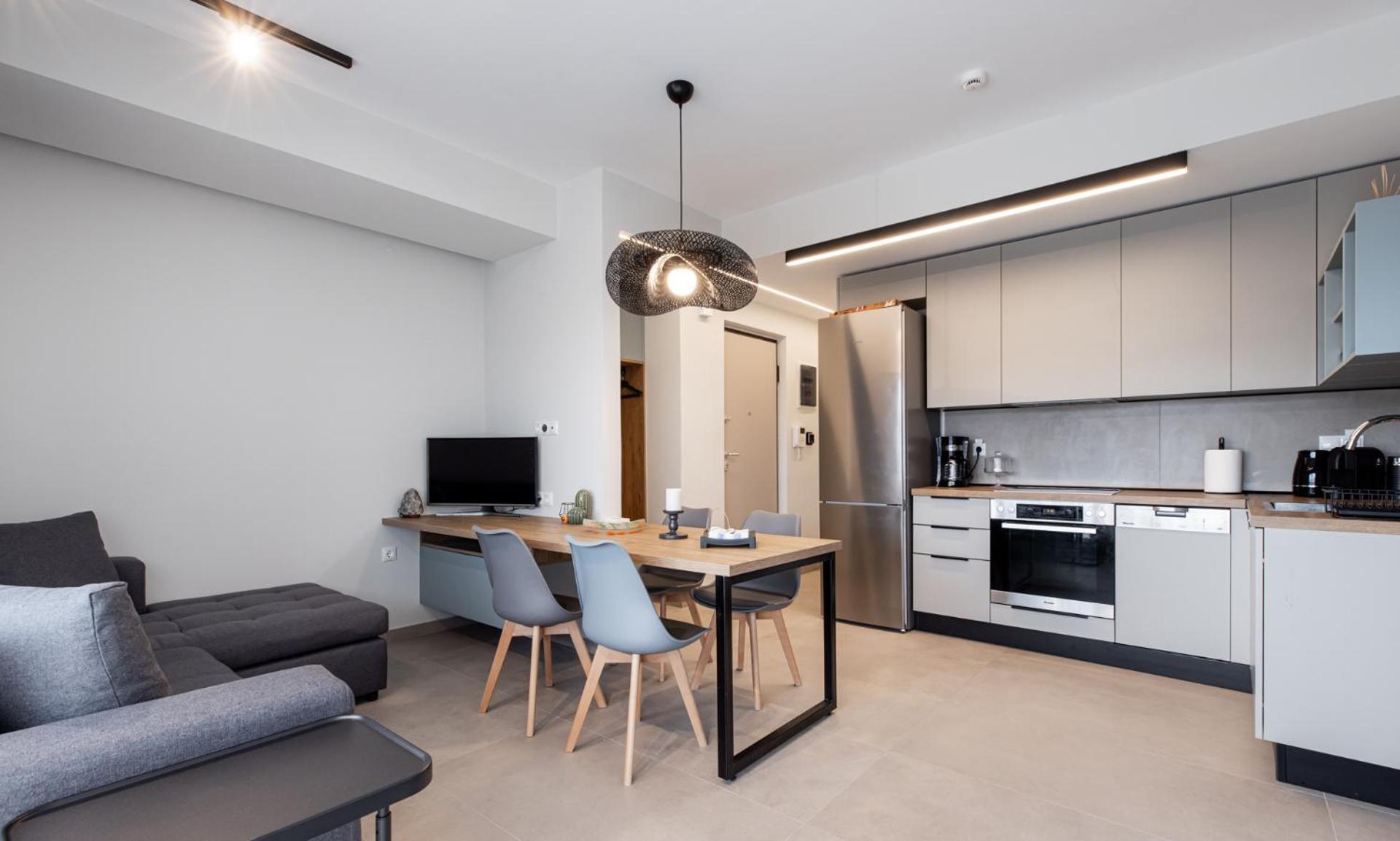Cozy Apartment In Kalamaria, Thessalonique Extérieur photo